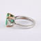 Bague Bague Emeraude et Diamants troïdia 58 Facettes