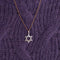 Pendentif Pendentif étoile de David Or blanc 58 Facettes
