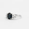 Bague 49 Bague Saphir épaulé Diamants 58 Facettes