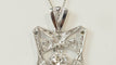 Collier Collier Art déco en or platine et diamants 58 Facettes 30578