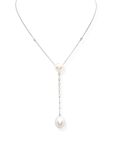 Collier Susie Otero Collier Mon trésor Or blanc Diamant 58 Facettes 06197CD