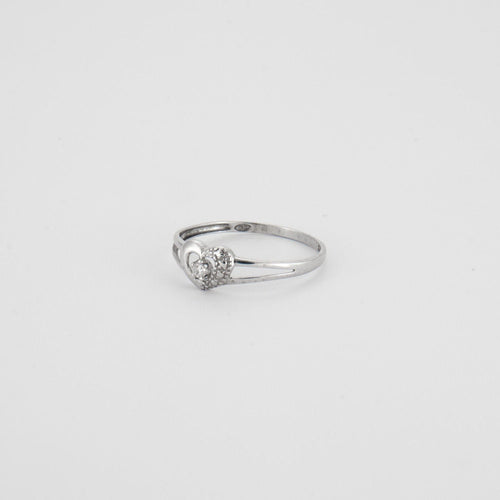 Bague 57 Bague Coeur Diamant 58 Facettes EL2-41