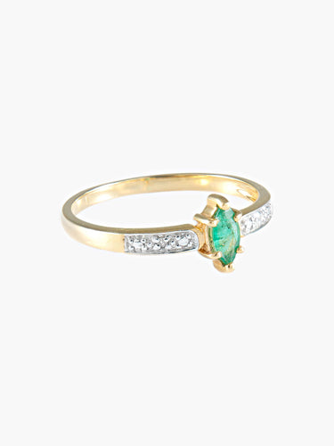 Bague 52 Bague Emeraude Diamants 58 Facettes