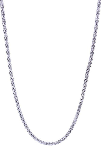 Collier CHAINE MAILLE SERPENTINE 58 Facettes 072871