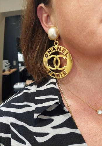 Boucles d'oreilles BOUCLES D'OREILLES SIGNÉES CHANEL 58 Facettes 065841