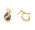 Boucles d'oreilles GILBERT ALBERT. Boucles d’oreilles or et billes interchangeables 58 Facettes