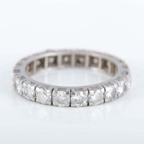 Bague 52 Alliance Platine 20 Diamants 58 Facettes 220392
