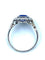 Bague Bague 1910 platine, saphir et diamants 58 Facettes
