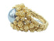 Bague GILBERT ALBERT. Bague or jaune et billes interchangeables 58 Facettes