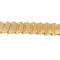 Bracelet Bracelet Tank en or jaune. 58 Facettes 31064
