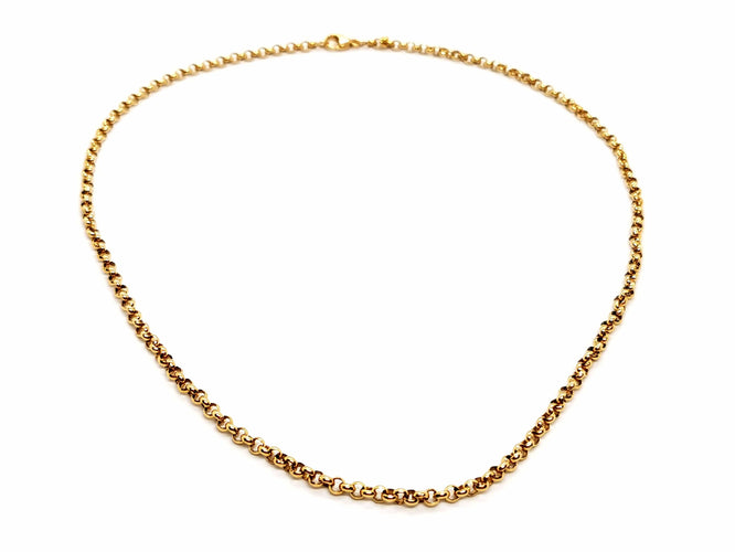 Collier Collier Maille jaseron Or jaune 58 Facettes 1637046CN