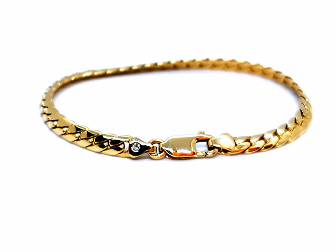 Bracelet Bracelet Maille anglaise Or jaune Diamant 58 Facettes 978893CN
