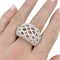 Bague 57 Bague Bucherer "Lacrima" or blanc, diamants. 58 Facettes 33513