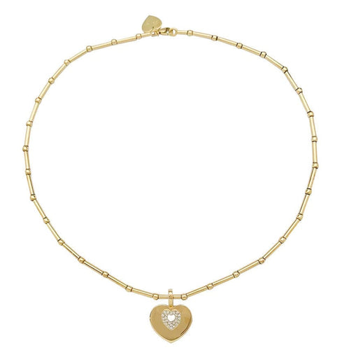 Collier Collier Poiray "Coeur Secret" en or jaune, diamants. 58 Facettes 31883