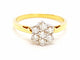 Bague 56 Bague Or jaune Diamant 58 Facettes 06317CD