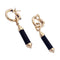 Boucles d'oreilles Créoles Chaumet, "Touch Wood", or jaune, bois. 58 Facettes 32796