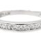 Bague 48 Bague Demi alliance Or blanc Diamant 58 Facettes 2513751CN