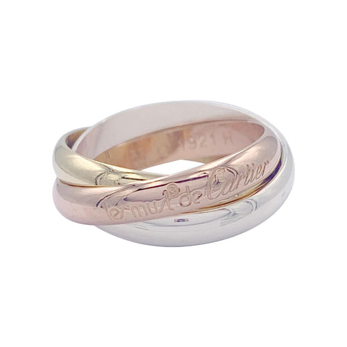 Bague 58 Bague Cartier, "Trinity", trois ors. 58 Facettes 32812