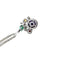 Collier Collier Chaumet "Attrape-moi... si tu m'aimes", or blanc, diamants, pierres de couleurs. 58 Facettes 30683