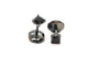 Boucles d'oreilles Boucles d'oreilles Puces Or noir Diamant 58 Facettes 578735RV