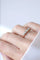 Bague Bague jarretière 5 diamants 58 Facettes