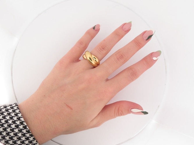 Bague 53 vintage bague CARTIER colisee or jaune 58 Facettes 258724