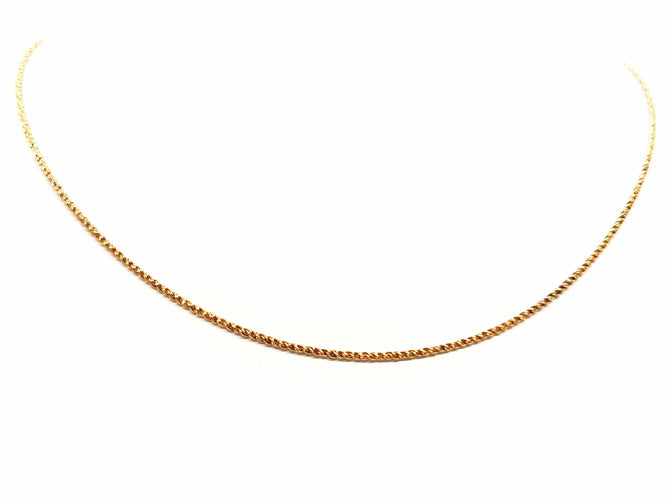 Collier Collier Maille torsadée Or jaune 58 Facettes 1641802CN
