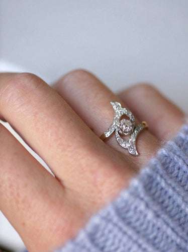 Bague Bague Marquise Belle Epoque diamants 58 Facettes