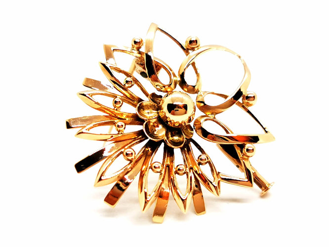 Broche Broche Fleur Or jaune 58 Facettes 1599636CN