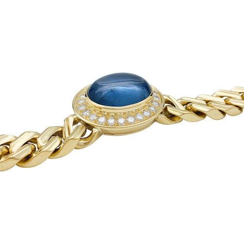 Collier Collier Bulgari Vintage en or jaune, saphir et diamants. 58 Facettes 31795