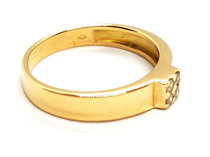 Bague 55 Bague Solitaire Or jaune Diamant 58 Facettes 1599798CN
