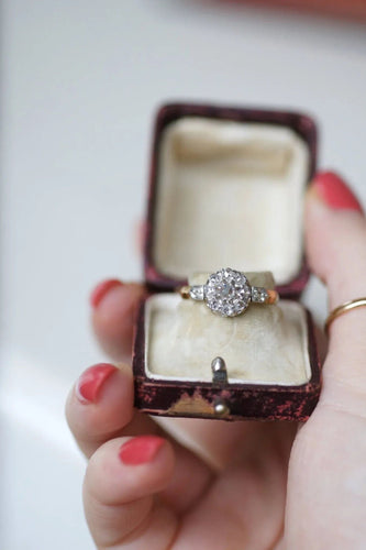 Bague 55.5 Bague de fiançailles marguerite diamants 58 Facettes