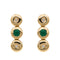 Boucles d'oreilles Boucles d'oreilles Pendantes Or jaune Emeraude 58 Facettes 2551622CN