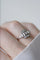 Bague 58 Bague Art Déco carrée Or blanc Platine Diamants 58 Facettes