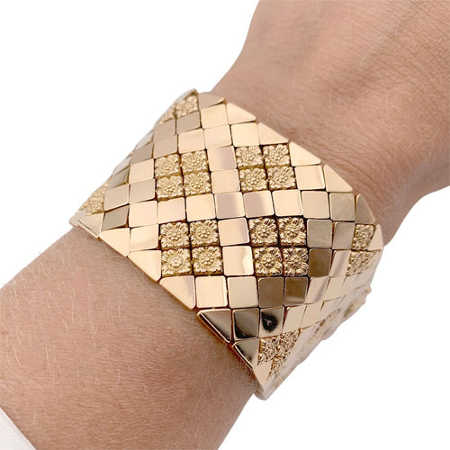 Bracelet Bracelet manchette vintage or rose. 58 Facettes 32479