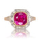 Bague 51 Bague ancienne art déco rubis 58 Facettes 23-261