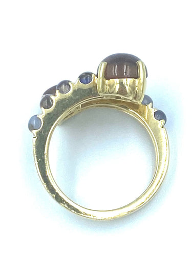 Bague BUCHERER. Bague Toi & Moi iolites et tourmalines 58 Facettes