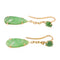 Boucles d'oreilles Boucles d'oreilles Or jaune Jade Jadéite 58 Facettes 2432032CN