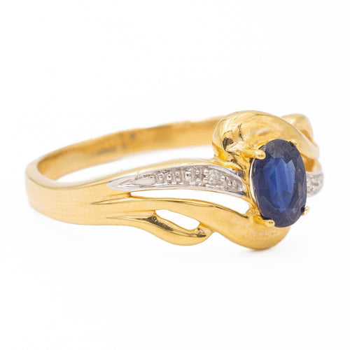 Bague 55 Bague Or jaune Saphir 58 Facettes 2593559CD