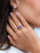 Bague 54 Bague Bandeau Or blanc Rubis 58 Facettes 2231640CN