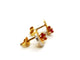 Boucles d'oreilles Boucles d'oreilles Puces Or jaune Rubis 58 Facettes 1141379CD