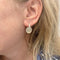 Boucles d'oreilles Boucles d'oreilles Pomellato, "Luna", or naturel, diamants et pierre de lune. 58 Facettes 31731