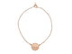 Collier collier HERMES ex-libris gm or rose 18k 58 Facettes 254491