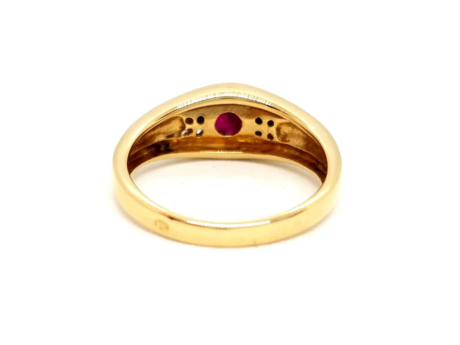 Bague 53 Bague Or jaune Rubis 58 Facettes 713701CN