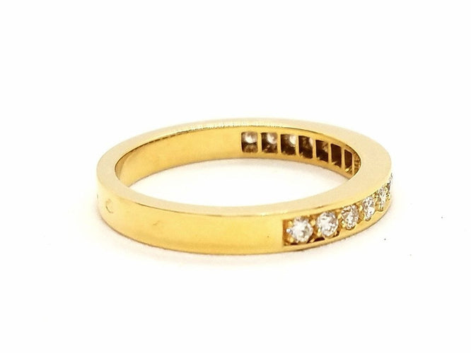Bague 53 Bague Alliance Or jaune Diamant 58 Facettes 578768RV