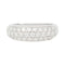 Bague 49 Bague jonc en or blanc, diamants. 58 Facettes 31460