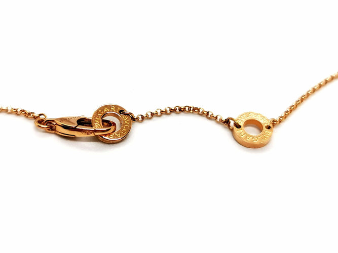 Collier Bulgari Collier Coeur Cuore Or rose Diamant 58 Facettes 1244795CN