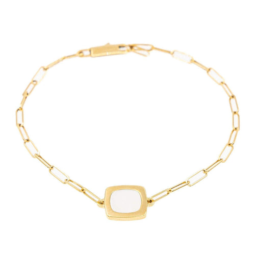 Bracelet Dinh Van Bracelet Impression Or jaune Nacre 58 Facettes 2238734CN