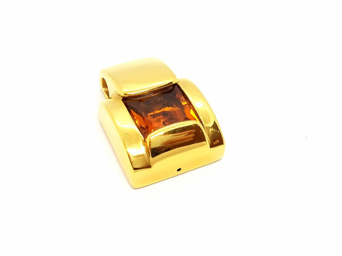 Pendentif Pendentif Or jaune Citrine 58 Facettes 06529CD