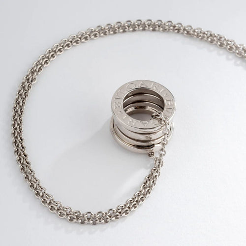 Collier BVLGARI - Collier collection B.Zero1 Or gris 58 Facettes 1